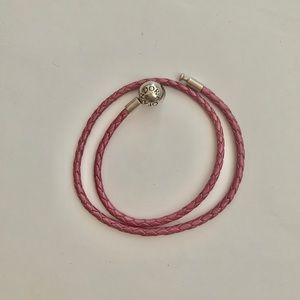 Pandora doble leather bracelet